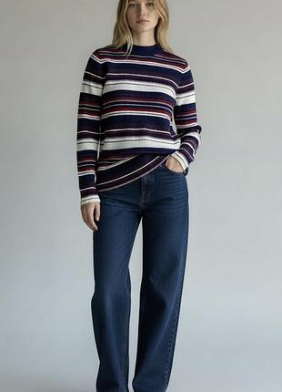 ❤️⚜️tommy hilfiger женский базовый трикотажный свитер с горлом,водолазка в рубчик!оригинал