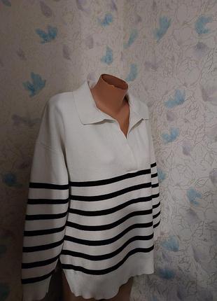 Стильный джемпер 75% cotton 6