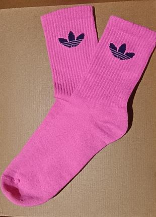 Шкарпетки рожеві adidas розмір 39-40