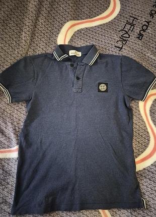 Футболка  поло stone island