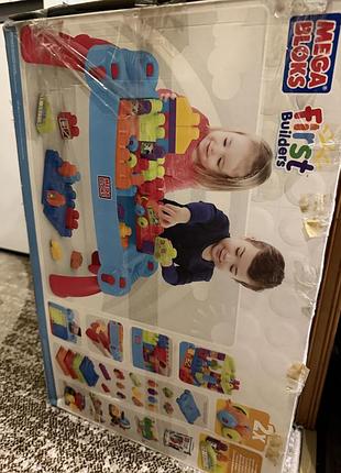 Конструктор дитячий mega bloks first builders різнокольоровий
