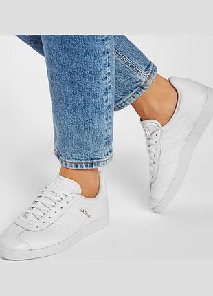 Adidas originals “gazelle”   женские кожаные кроссовки/кеды