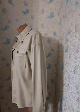 Сорочка екошкіра zara 6
