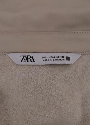 Сорочка екошкіра zara 3