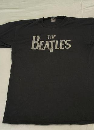 Vintage 2009 - the beatles cotton  - вінтажна стильна  культова футболка - групи бітлз - l