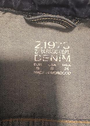 Джинсова курточка  zara 3