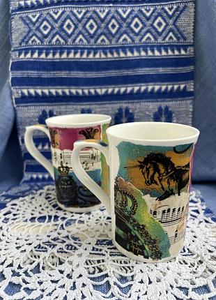 Чашка. чайна. англія. amadeus. fine bone china. made. england 2