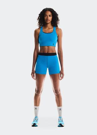 On running pace tights short  женские спортивные-беговые шорты/велосипедки