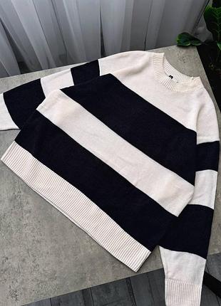 Світерок в темно синю полоску divided h&m