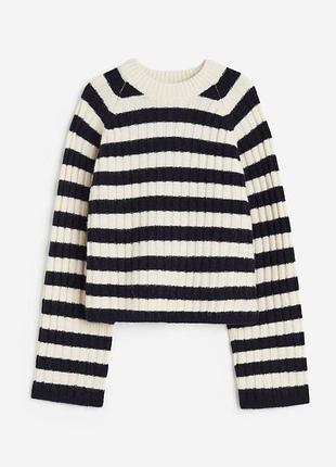 Світерок в темно синю полоску h&m