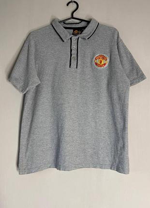 Чоловіча футболка поло manchester united official merchandise (size m / 100% бавовна)