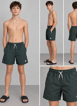 Новые подростковые пляжные шорты / плавки линейки 915 (new look) на 12-13 лет