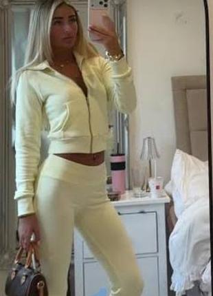 Спортивний костюм жіночий zara лимонний, розмір xs-s