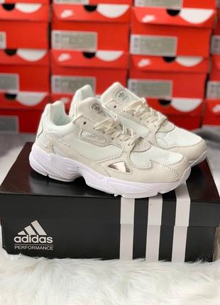 Кроссовки adidas falcon white кросівки