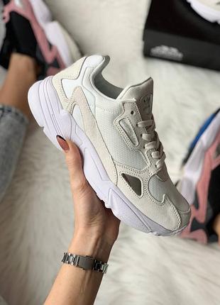 Кроссовки adidas falcon white кросівки