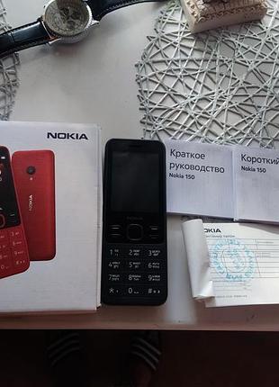 Мобильный телефон nokia 150 (2020) ta-1235 dual sim black с документами.