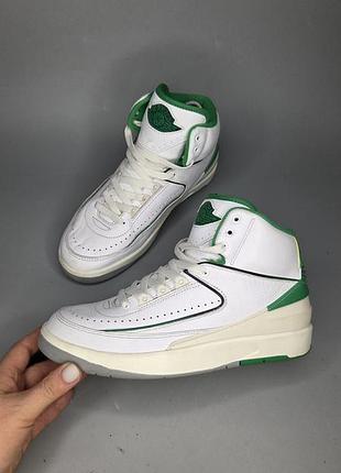 Стильные кроссовки air jordan 2 retro «lucky green»
