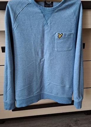 Світшот для підлітків lyle & scott блакитний, розмір s