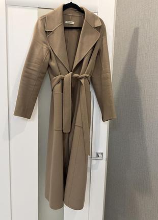 Жіноче пальто max mara бежеве 2