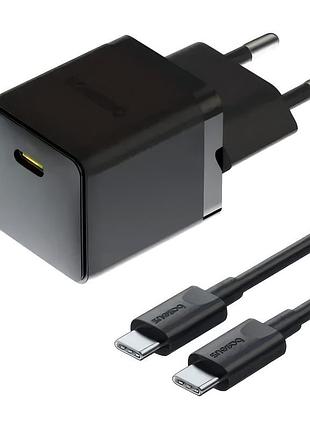 Сзу baseus palm usb-c 30w with type-c-type-c cable 60w black