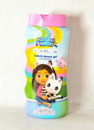 Детский гель для душа и пена для ванной natural heroes cabzys dollhouse 500мл.