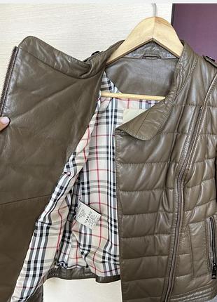 Шкіряна куртка burberry 5