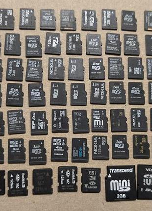 Карта памяти nokia, sony ericsson, samsung и другие.