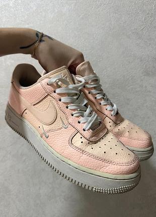 Кросівки жіночі nike air force 1 рожеві