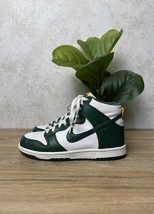 Жіночі шкіряні кросівки nike dunk high розмір 39