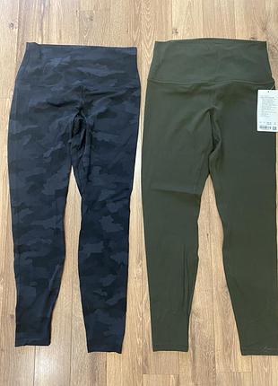 Лосіни жіночі lululemon камуфляжні та однотонні