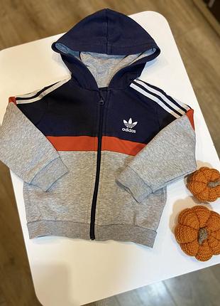 Кофта зіпка на флісі на 18-24 міс 92 р adidas