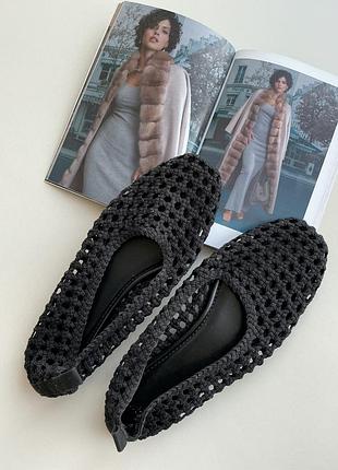 H&m стильні плетені балетки 6