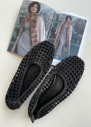 H&m стильні плетені балетки 8