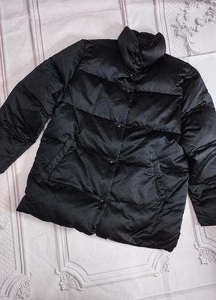 Сатиновый пуховик moncler винтаж