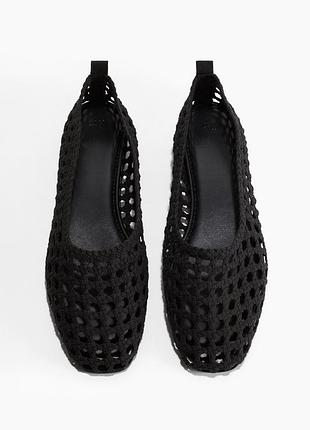 H&m стильні плетені балетки 5