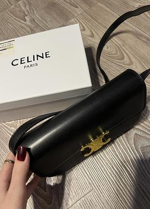 Сумка-клатч жіноча celine чорна 4