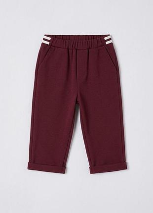Детские штаны для мальчика primark 86 см бордовые (24071106)