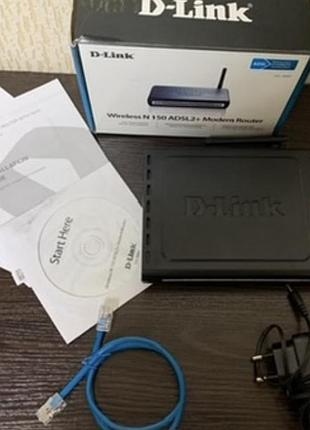 Маршрутизатор d-link wireless n 150 adsl2+ modem router 2