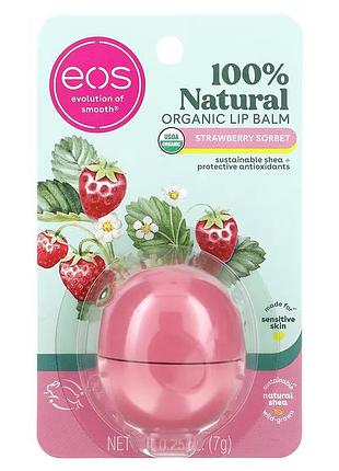 Бальзам для губ eos strawberry sorbet lip balm