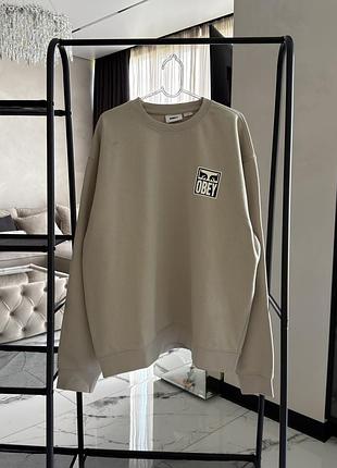 Світшот чоловічий obey бежевий