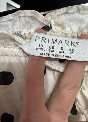 Легка спідниця у горошок primark 4