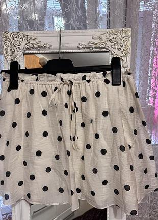 Легка спідниця у горошок primark 3