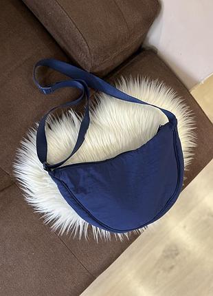 Сумка uniqlo синя унісекс через плече