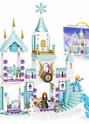 Конструктор ледяной замок эльзы frozen 360 деталей совместим с lego с фигурками для детей от 8 лет
