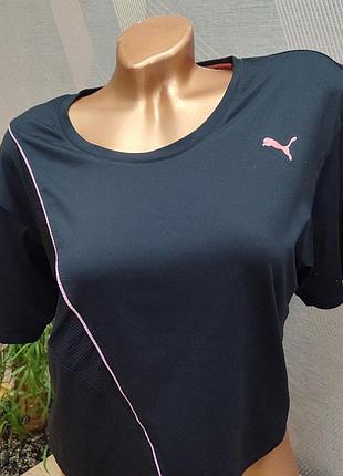 Красивая оригинальная укороченная футболка puma