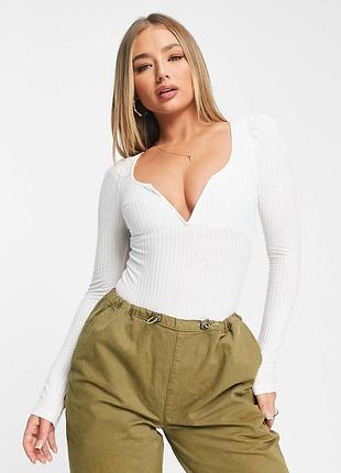 🤍 белое боди asos оригинал 3
