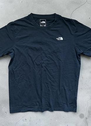 Футболка the north face / tnf / оригінал / з принтом на спині