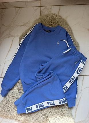 Теплий костюм на флісі polo ralph lauren на 12-14 років
