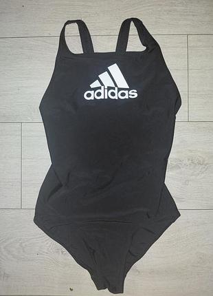 Купальник для підлітків adidas спортивний чорний