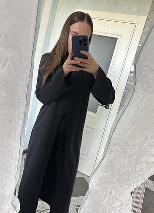 Стильний довгий гольф з розрізом 2